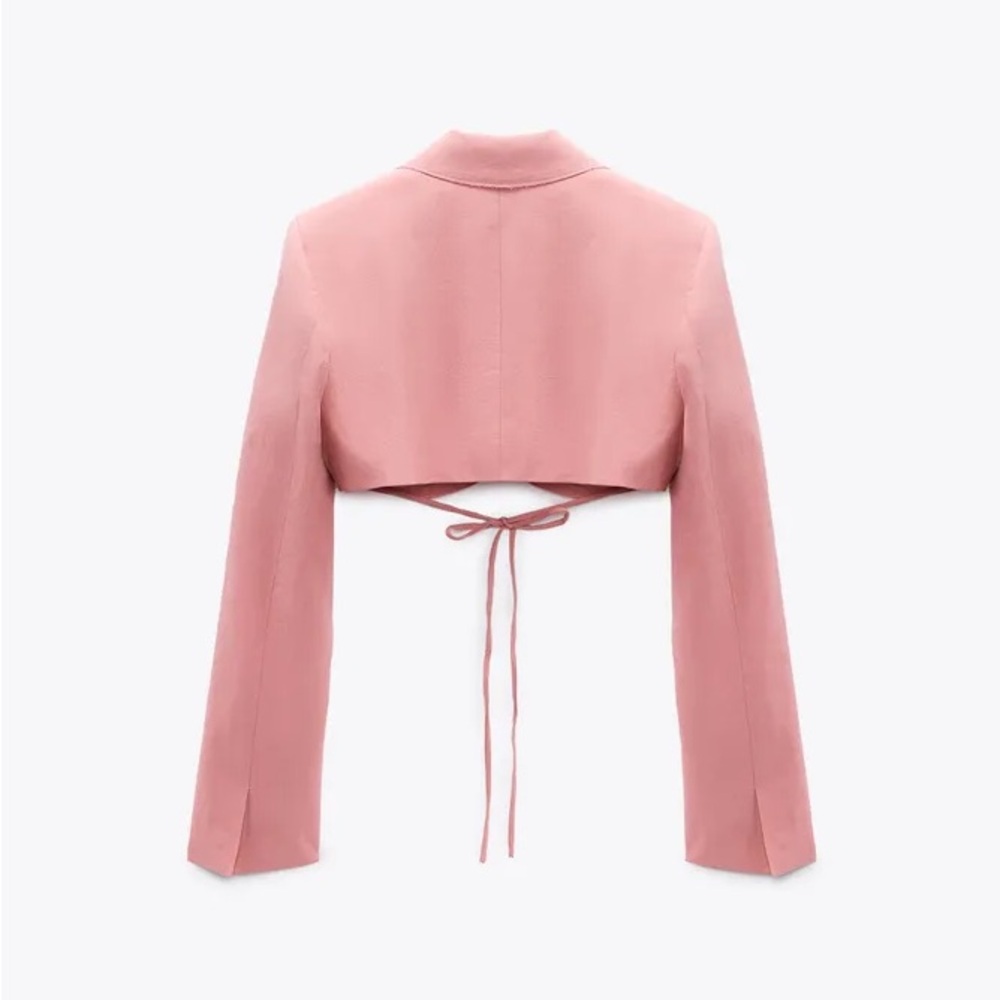 Zara cropped balconette blazer - Picture 4 of 6